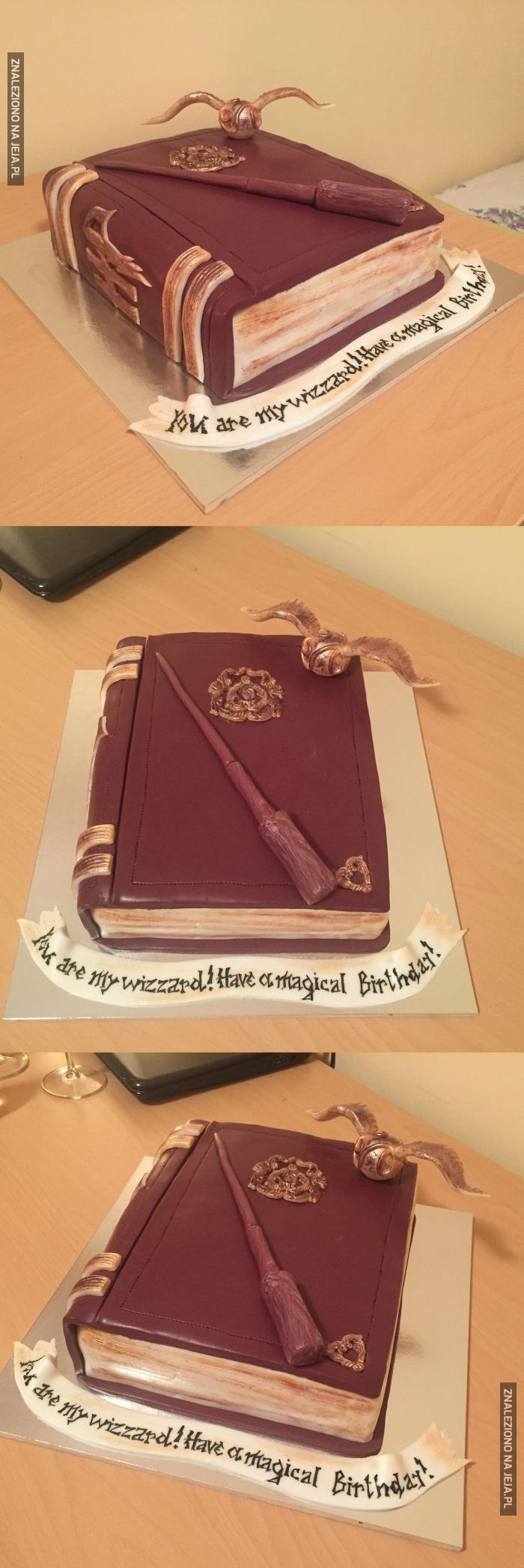 Urodzinowy tort dla fana Harrego Pottera
