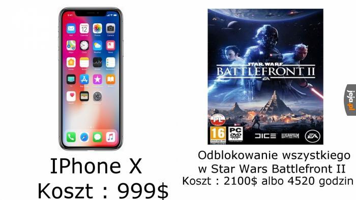 IPhone X vs Battlefront II