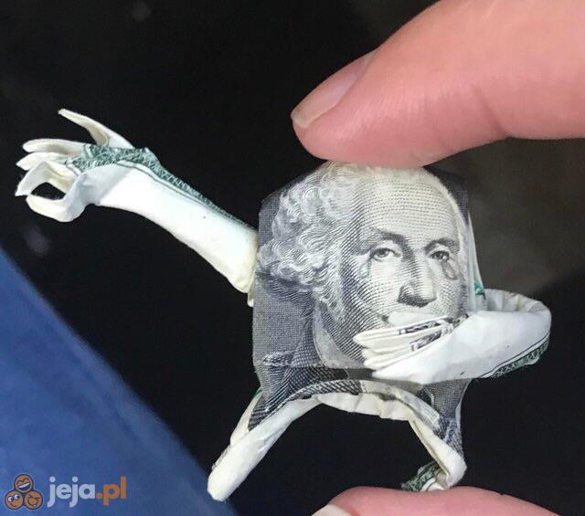 Origami z dolara