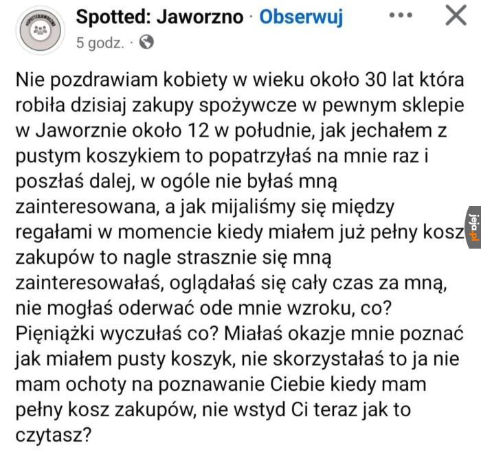 Nie zasługiwała na niego
