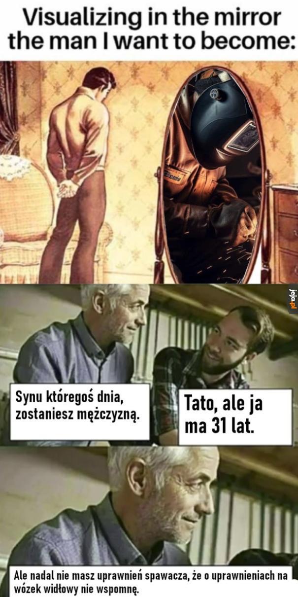 Z tym widlakiem to trochę wstyd