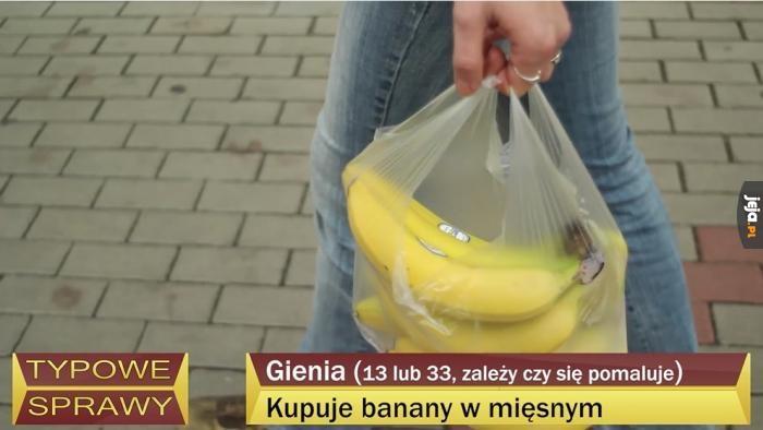 Banany z mięsnego