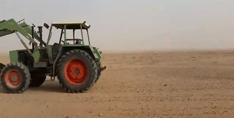 Jak fajnie mieć swój własny traktor