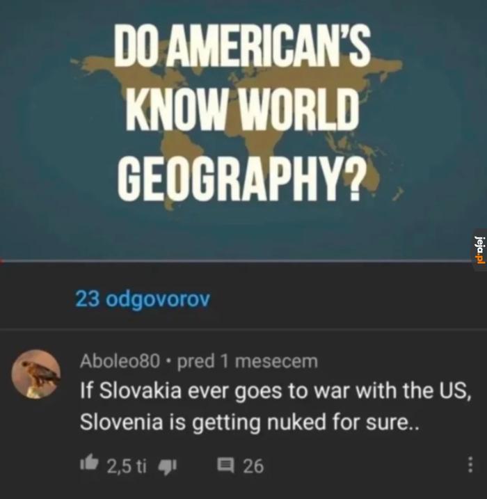 Amerykanie i geografia
