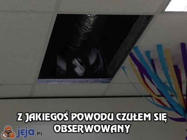 Z jakiegoś powodu czułem się obserwowany