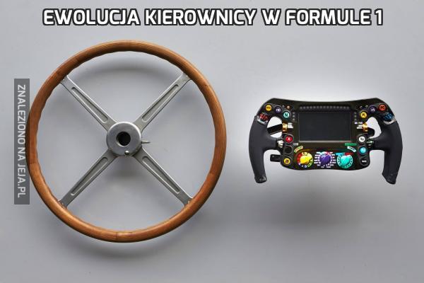 Ewolucja kierownicy w Formule 1