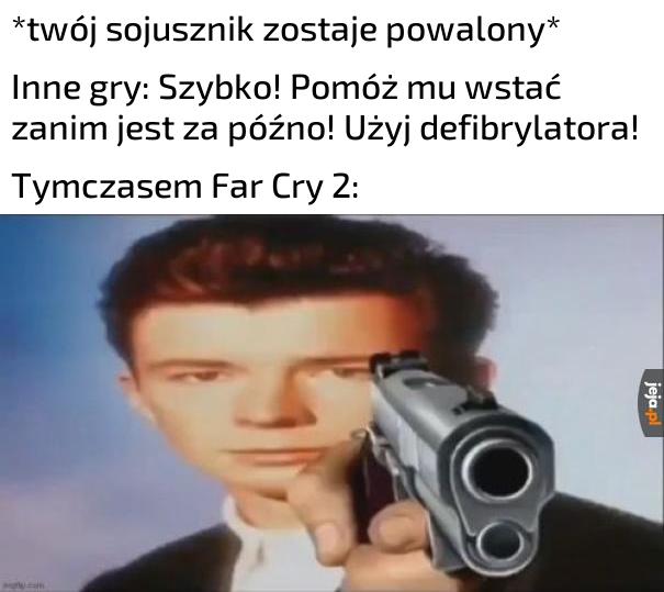 Wyjaśnienie: W Far Cry 2 można dobijać umierających sojuszników