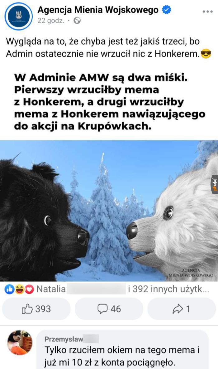 Nie wiem, skąd wytrzasnęli tego Admina, ale daje radę xD