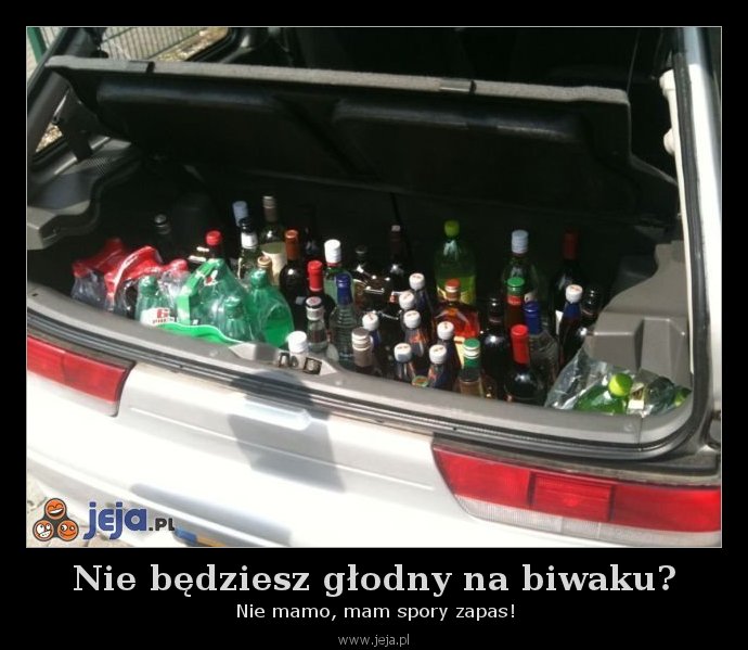 Nie będziesz głodny na biwaku?