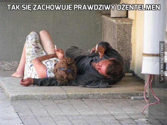 Tak się zachowuje prawdziwy dżentelmen