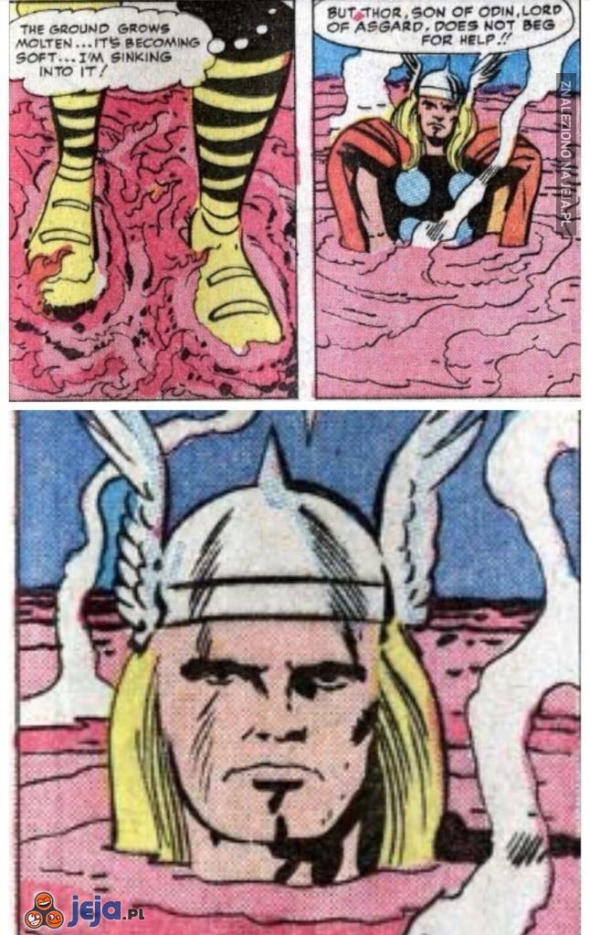Thor nigdy nie potrzebuje pomocy