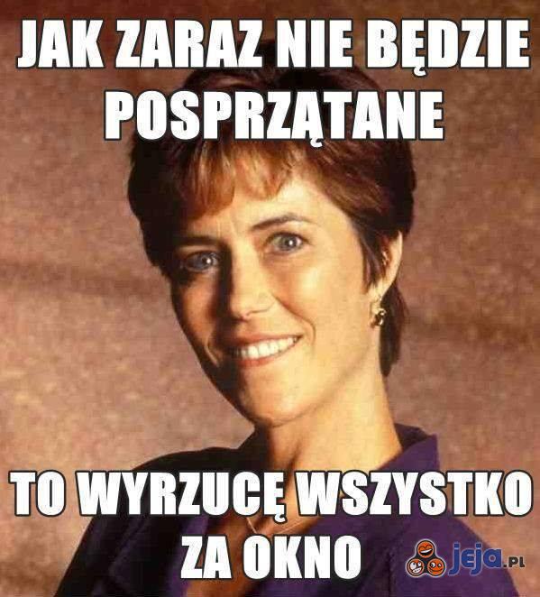 Mama i sprzątanie