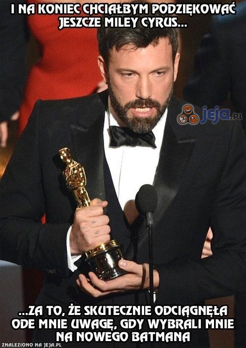 Ben Affleck na rozdaniu Oskarów