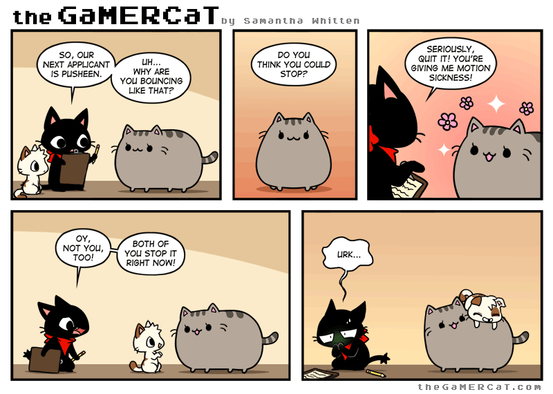 Bansujący Pusheen