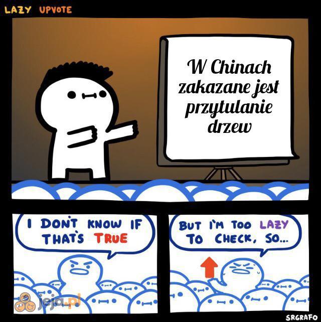 To prawda, chińskie władze mają do tego dziwne nastawienie