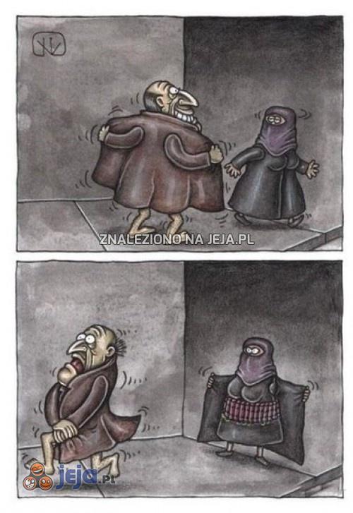 Lepiej nie drażnić muzułmanki!