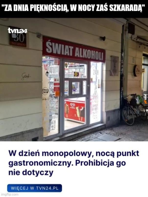 Póty czar będzie trwał, póki alkoholu poznasz słodki smak