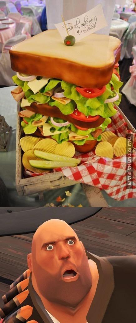 Mmmm, ta kanapeczka...