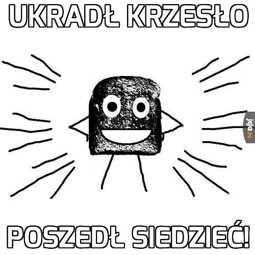 Ukradł krzesło