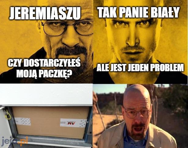 Trzeba przechylić paczkomat