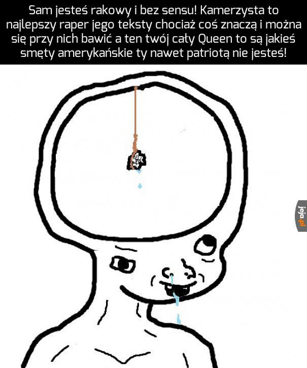 *wyjmuje chiński głośnik*