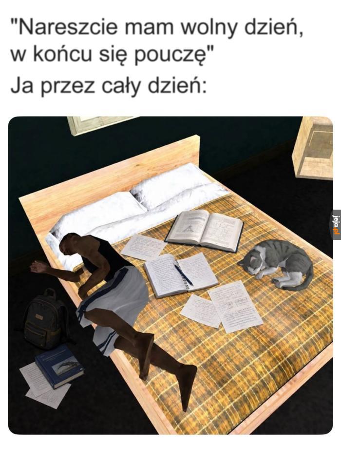 Postęp w nauce wyniósł dokładnie 0%