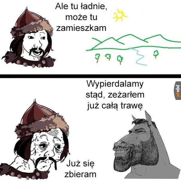 Mongołowie są jak