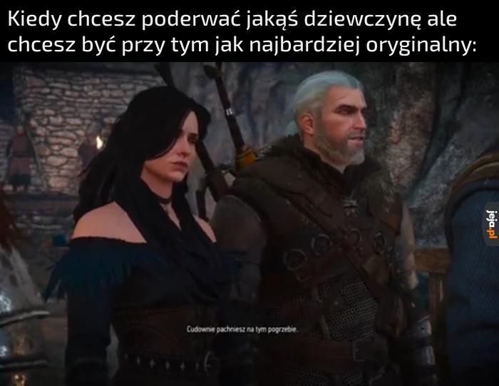 Geralt jesteśmy na pogrzebie