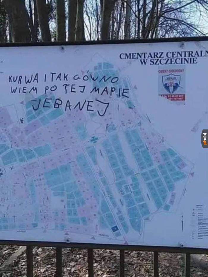 Mało pomocna mapa
