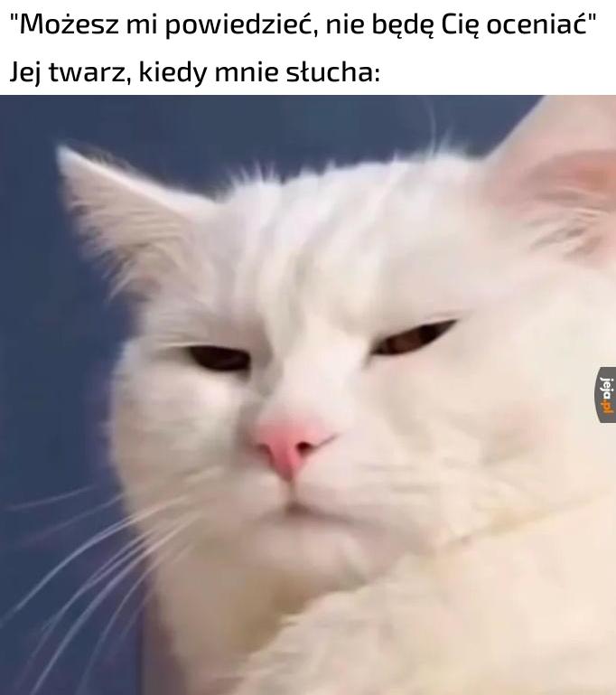 Chyba jednak mnie ocenia