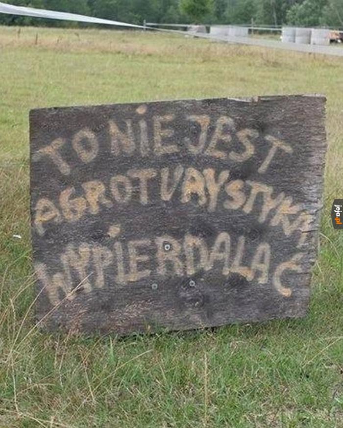 Komuś chyba kwiatki podeptali