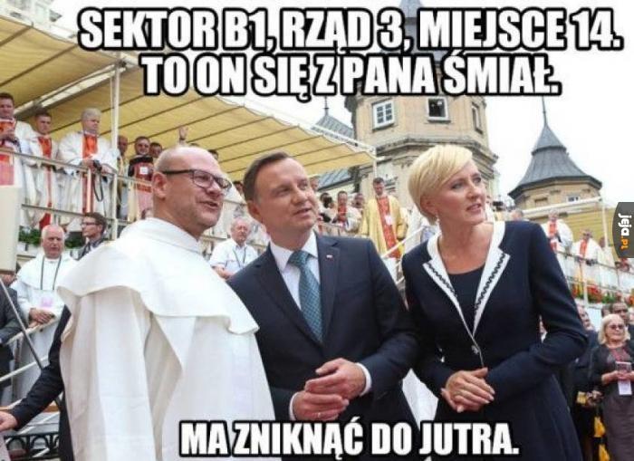 Śmieszek zlokalizowany