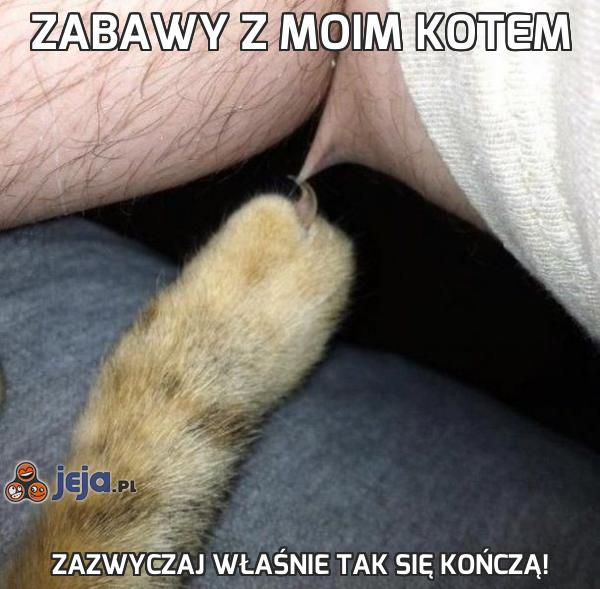 Zabawy z moim kotem