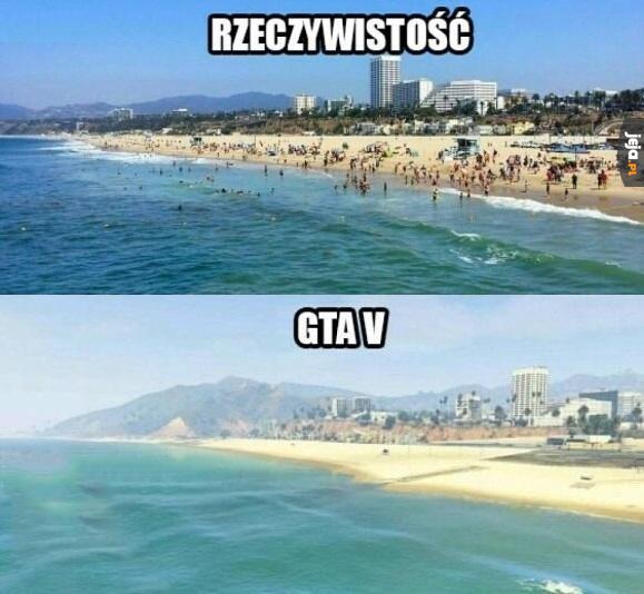 Rzeczywistości vs GTA V