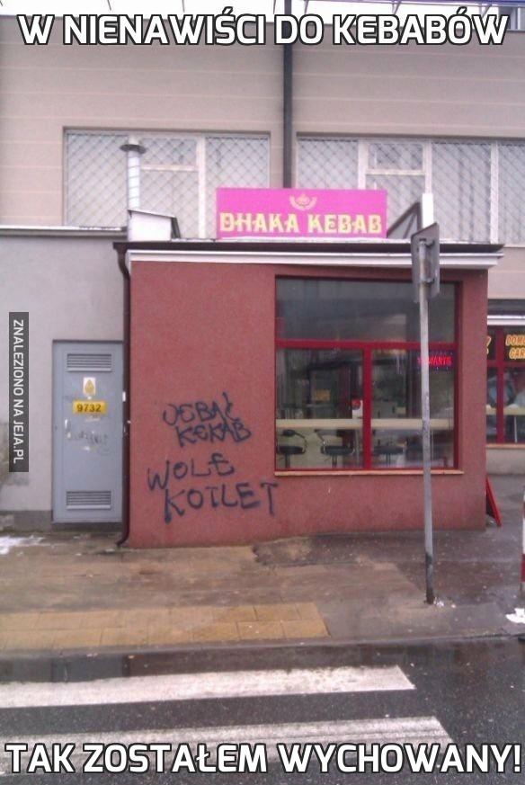 W nienawiści do kebabów