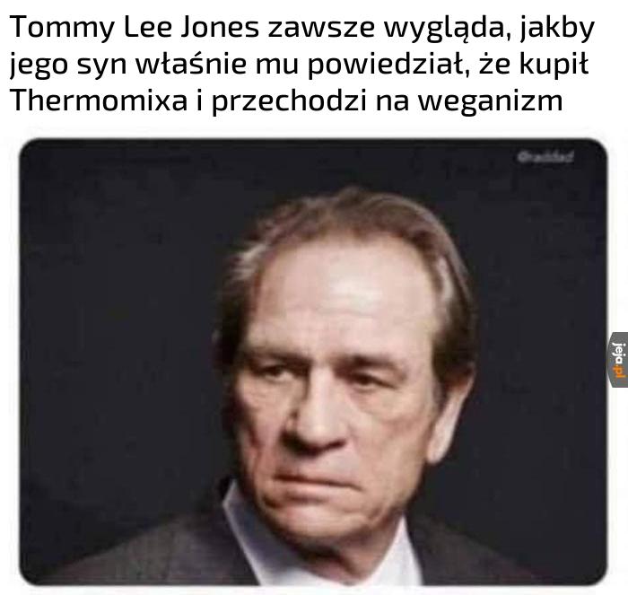 Nie wydaje się zachwycony