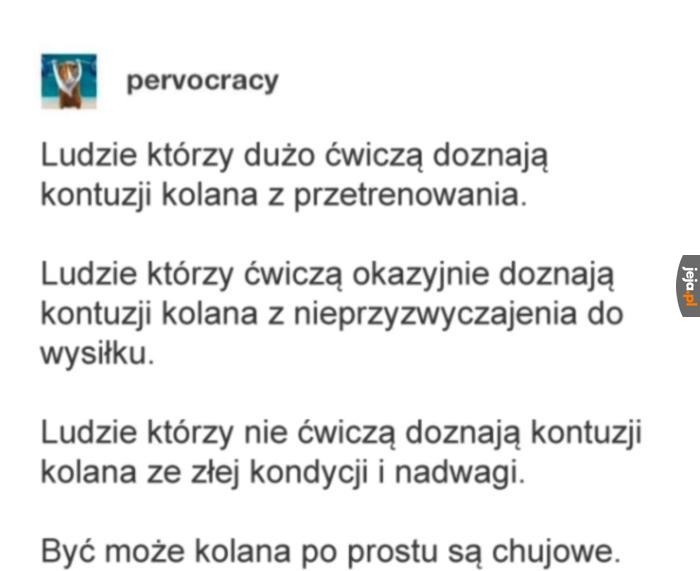 Nie polecam kolan