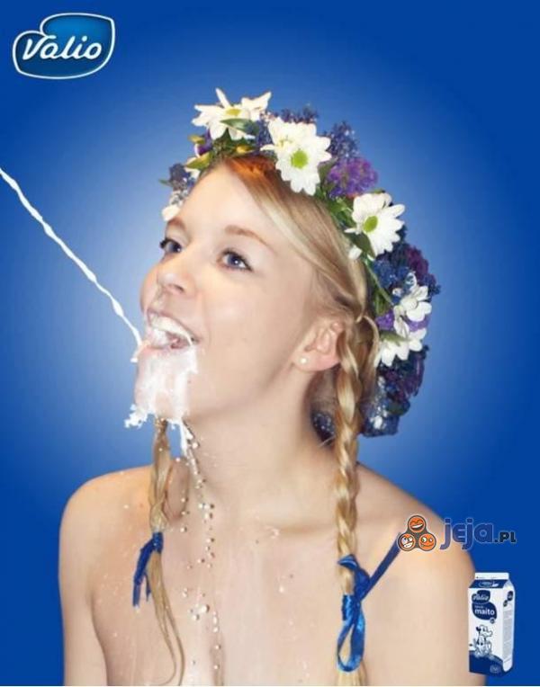 Reklama mleka z Finlandii