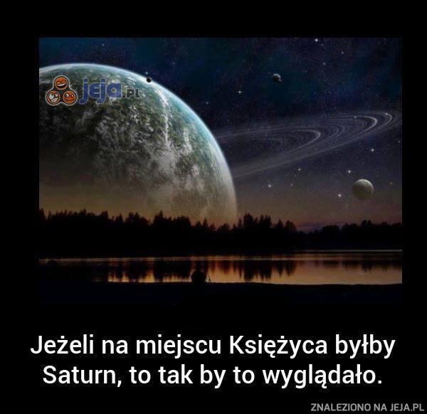 Saturn zamiast Księżyca