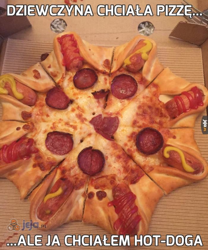 Dziewczyna chciała pizzę...