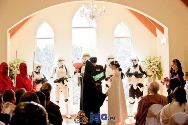 Ślub w klimatach Gwiezdnych Wojen