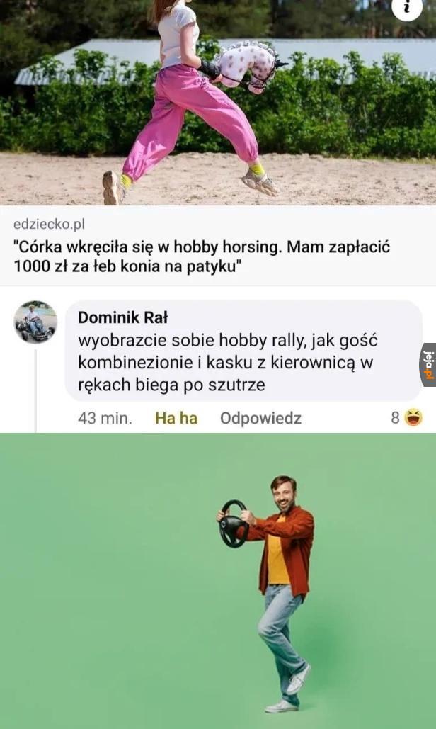 Od jutra biegam z kierownicą