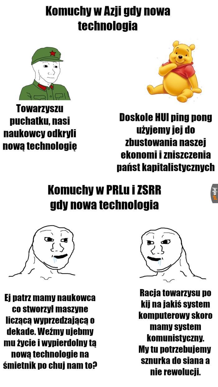 Kto stoi w miejscu ten się cofa