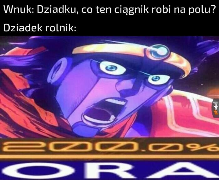 Na 200% ora pole