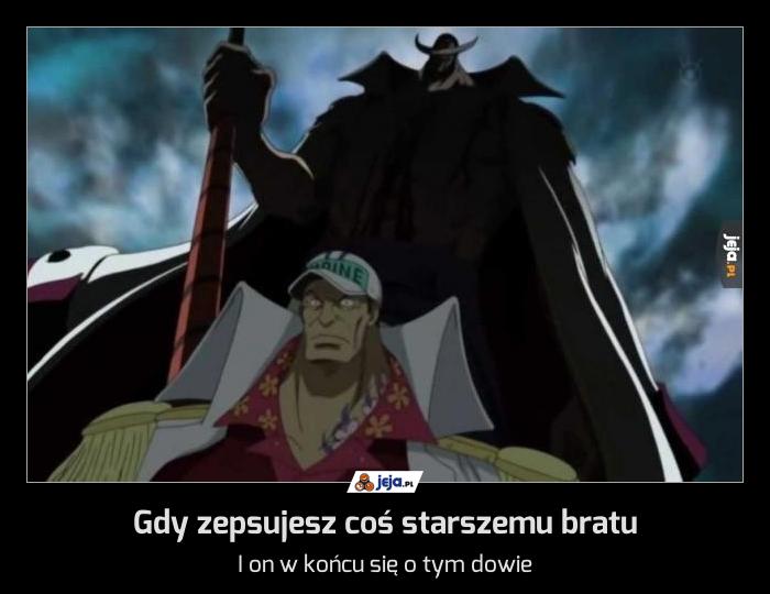 Gdy zepsujesz coś starszemu bratu