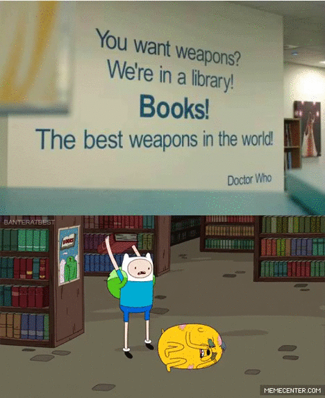 Książki są najlepszą bronią