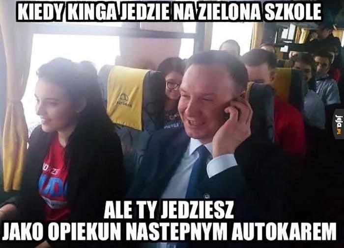 Prezydent opiekunem grupy