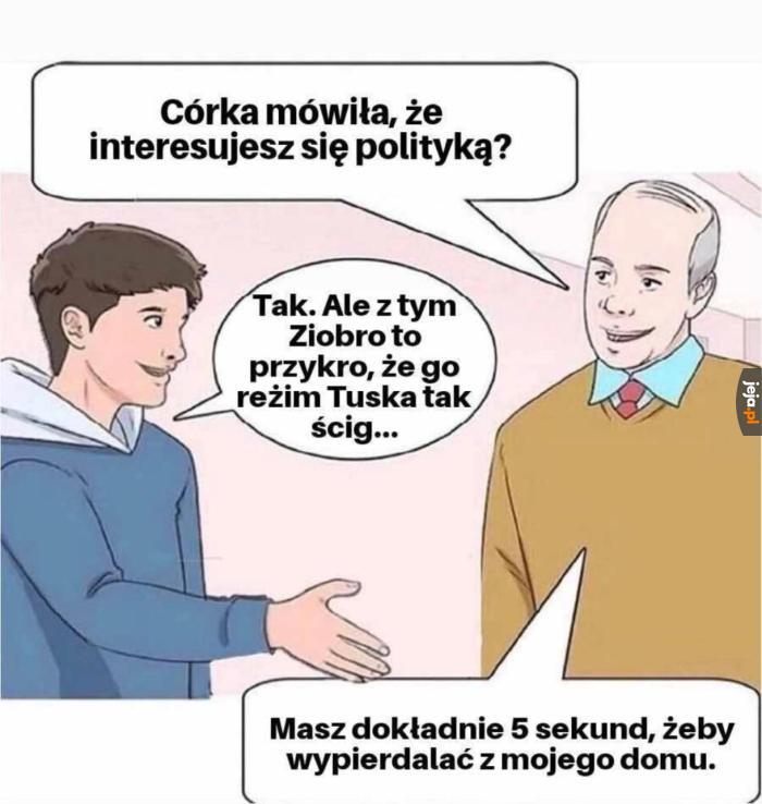 No tak całkiem za niewinność to go nie ścigają