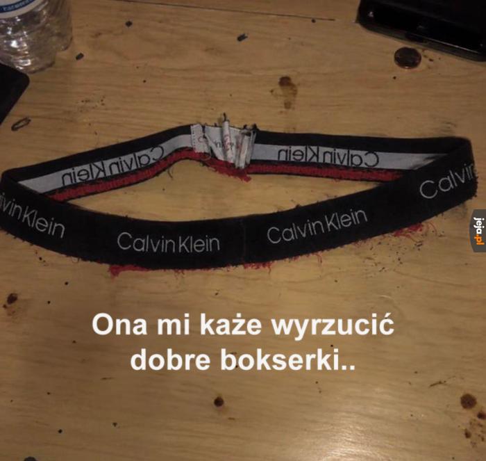 Bielizna nie rośnie na drzewach skarbie