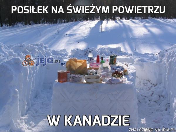 Posiłek na świeżym powietrzu